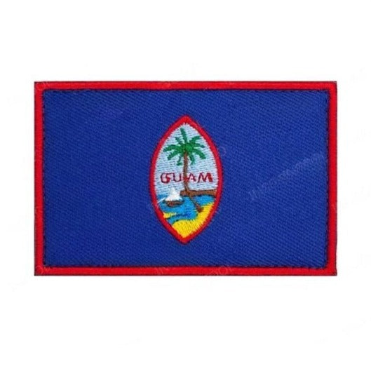 Flag of Guam Embroidered Velcro Patch