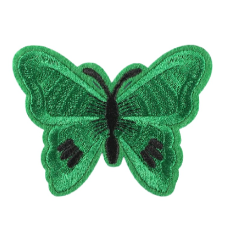 Cute 'Butterflies' Embroidered Patch