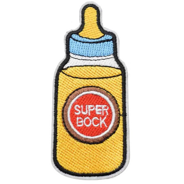 Funny 'Sagres | Baby's Feeding Bottle' Embroidered Patch