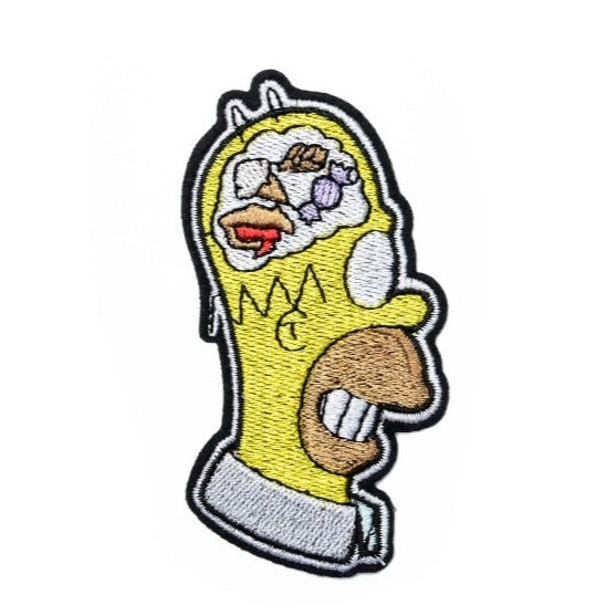 Springfield 'Homer | Foods In Head' Embroidered Patch