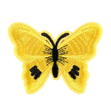 Cute 'Butterflies' Embroidered Patch