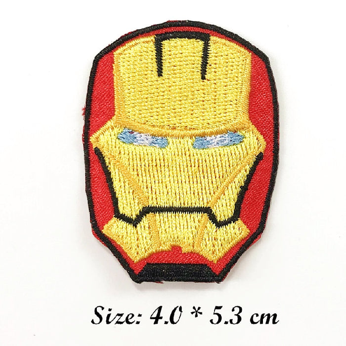 Iron Man 'Head' Embroidered Patch