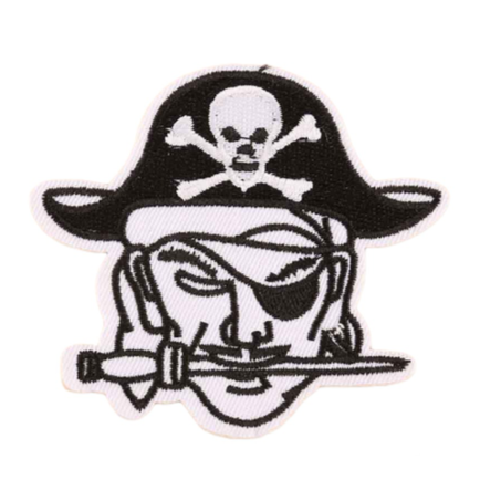 Pirate 'Knife and Hat Skull' Embroidered Patch