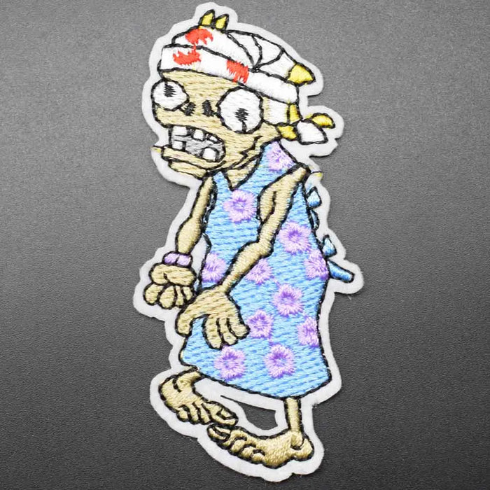 Plants vs. Zombies 'Zombie Wearing Dress 1.0' Embroidered Patch