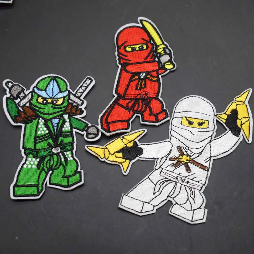 Ninjago 'Lloyd x Kai x Zane | Set of 3' Embroidered Patch – Little Patch Co