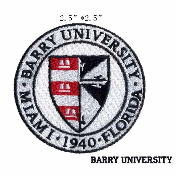 Emblem 'Barry University' Embroidered Patch