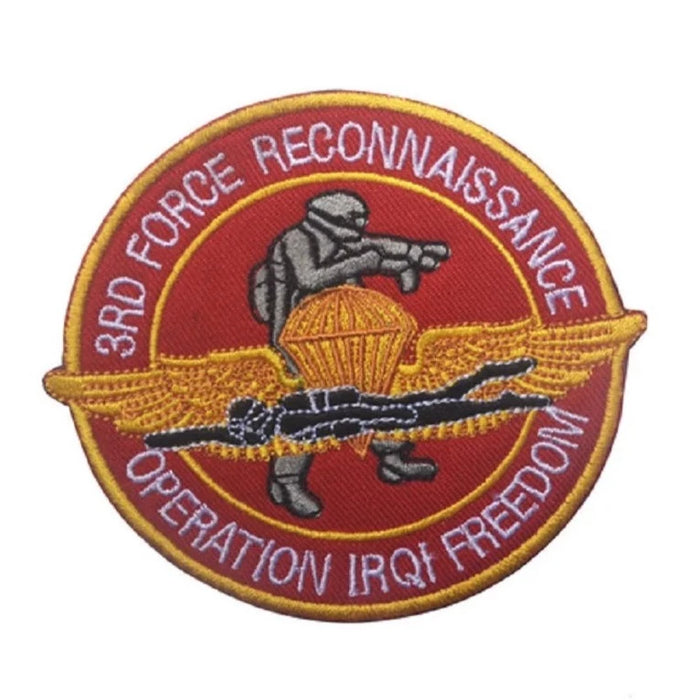 Emblem '3rd Force Reconnaissance' Embroidered Velcro Patch