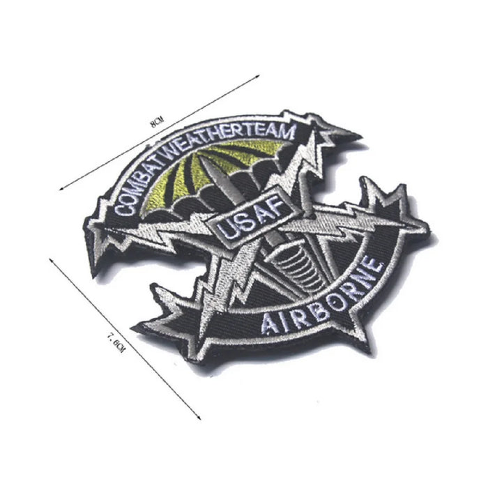 Emblem 'USAF Combat Weather Team' Embroidered Velcro Patch