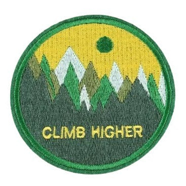 Forest 'Climb Higher' Embroidered Patch