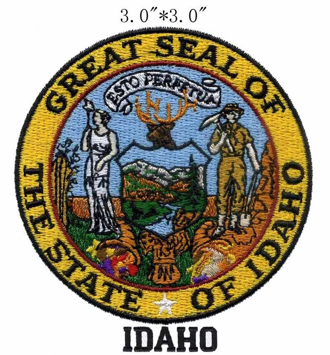 Emblem 'Great Seal of the State of Idaho' Embroidered Patch