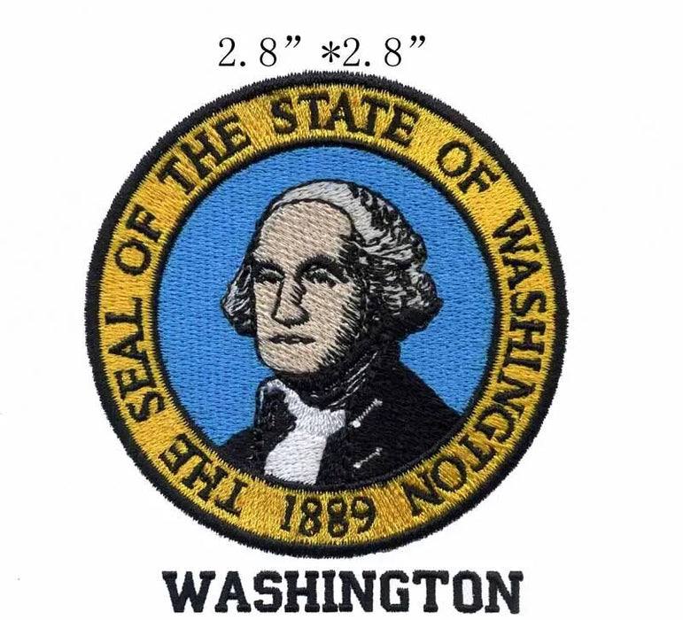 Emblem 'The Seal of the State of Washington' Embroidered Patch