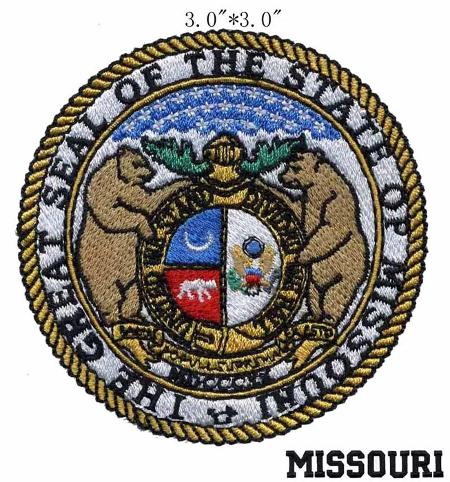 Emblem 'The Great Seal of the State of Missouri' Embroidered Patch