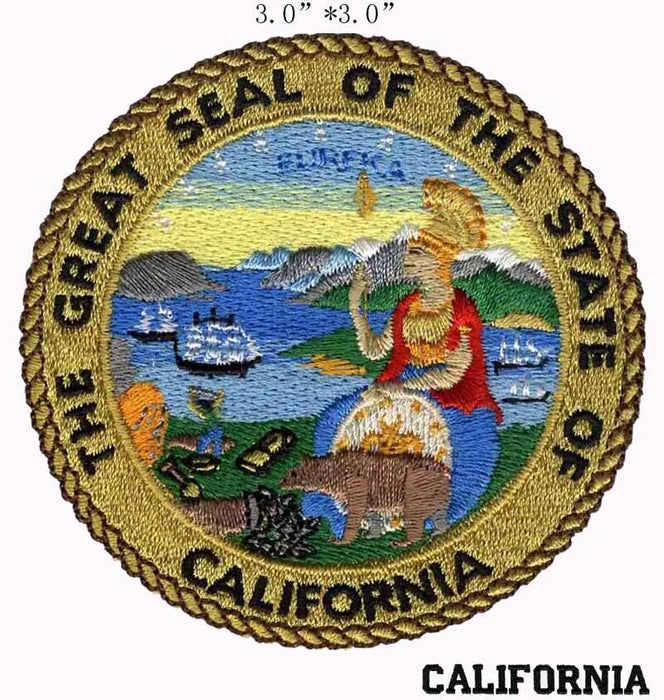Emblem 'The Great Seal of the State of California' Embroidered Patch