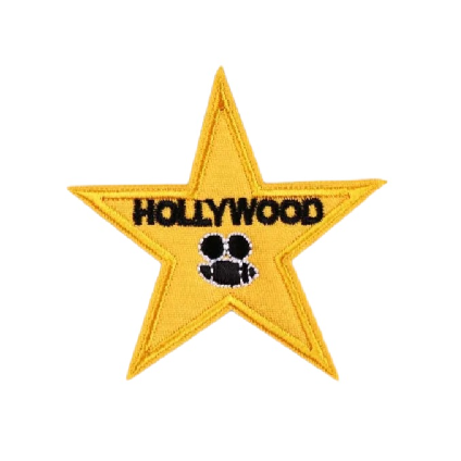 Hollywood 'Walk of Fame Star' Embroidered Patch