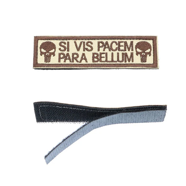 The Punisher 'Si Vis Pacem Para Bellum' Embroidered Velcro Patch