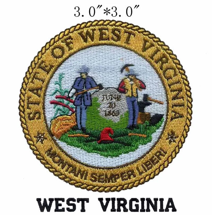 Emblem 'State of West Virginia | Seal' Embroidered Patch