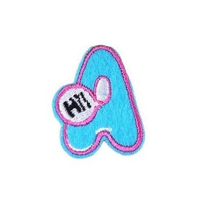 Cute Letter A 'Annotation' Embroidered Patch