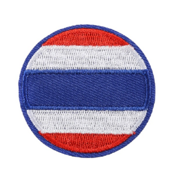 Small Round Flag 'Thailand' Embroidered Patch