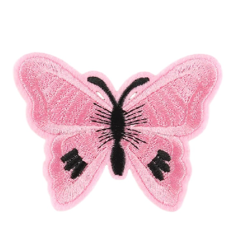 Cute 'Butterflies' Embroidered Patch