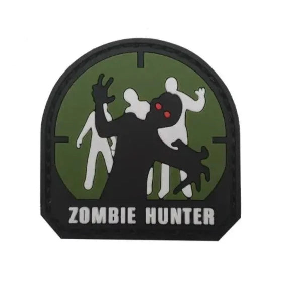 Zombie Hunter PVC Rubber Velcro Patch