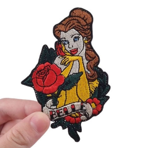 Tale as Old as Time 'Charming Belle | Roses' Embroidered Patch