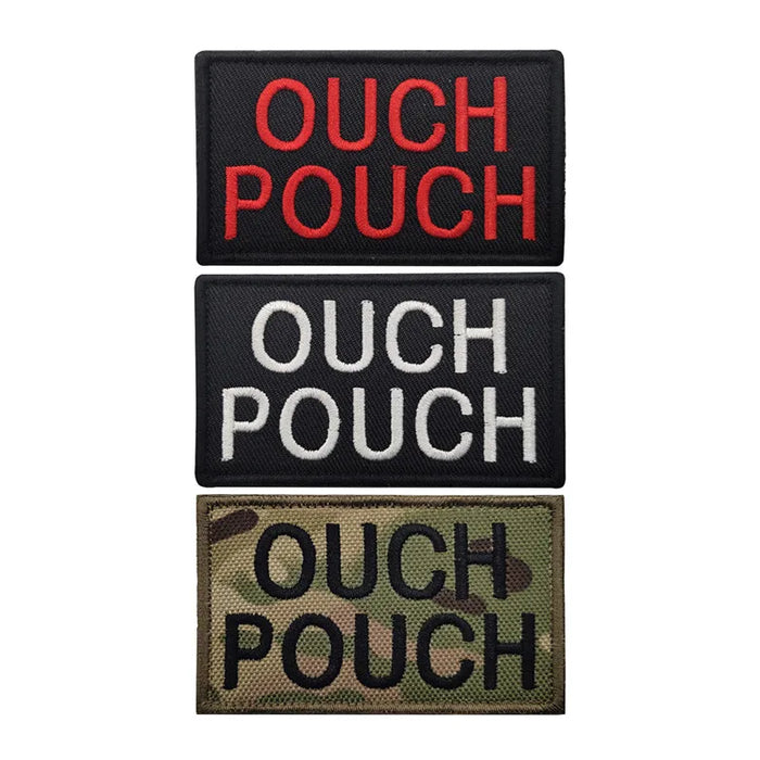 Cool 'Ouch Pouch' Embroidered Velcro Patch — Little Patch Co