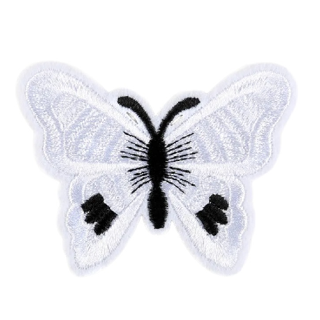 Cute 'Butterflies' Embroidered Patch