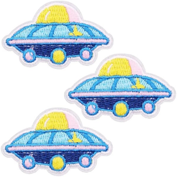 UFO 'Set of 3' Embroidered Patch