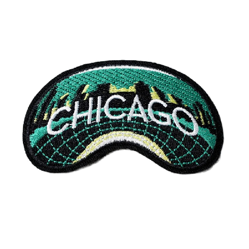 Chicago 'Cloud Gate' Embroidered Patch