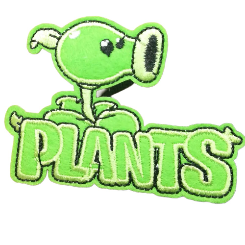 Plants vs. Zombies 'Peashooter Plants' Embroidered Patch