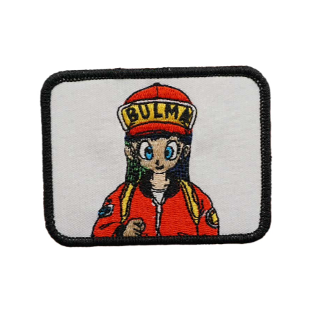 Saiyan Saga 'Bulma | Red Hat And Jacket' Embroidered Patch