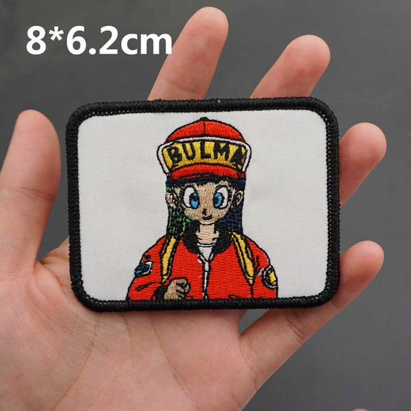 Saiyan Saga 'Bulma | Red Hat And Jacket' Embroidered Patch