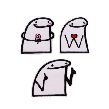 Flork Meme 'Set of 3' Embroidered Patch