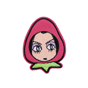 Strawberry Girl ‘Side Eye’ Embroidered Patch