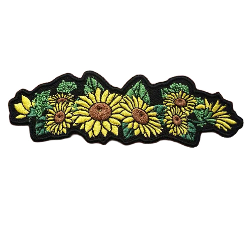 Sunflowers Wreath Embroidered Patch