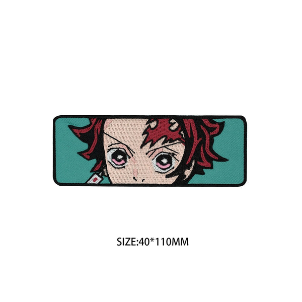 Kimetsu no Yaiba 'Tanjiro | Peeking' Embroidered Patch