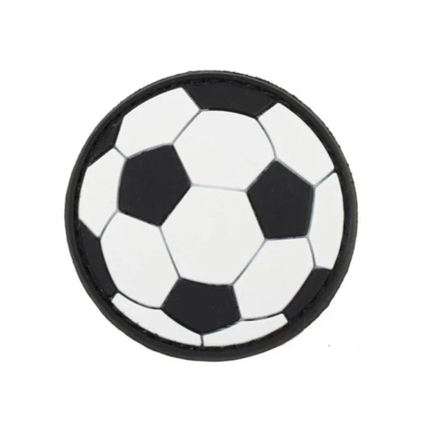 Sport ‘Soccer Ball | Luminous' PVC Rubber Velcro Patch