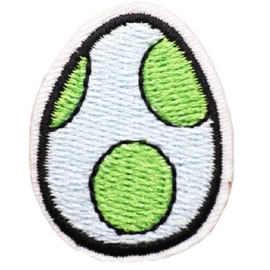 Mushroom Kingdom Bros. 'Yoshi's Egg' Embroidered Patch