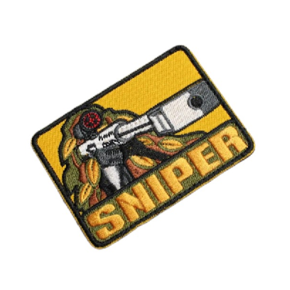 Sniper 'Aiming' Embroidered Velcro Patch