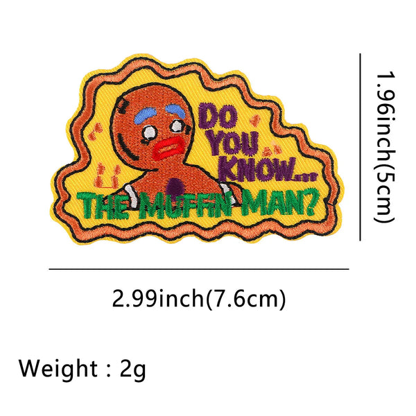 Shrek 'Do You Know The Muffin Man?' Embroidered Patch