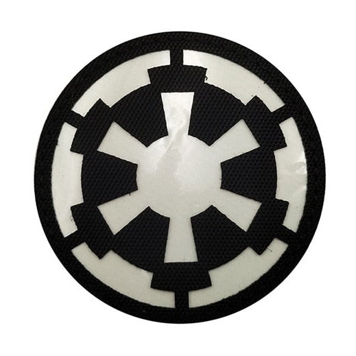 Empire and Rebellion 'Galactic Empire Symbol | Luminous' PVC Rubber Velcro Patch