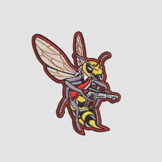 Insect 'Tactical Hornet' Embroidered Velcro Patch — Little Patch Co