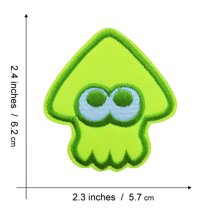 Splatoon 'Inkling Squid' Embroidered Patch