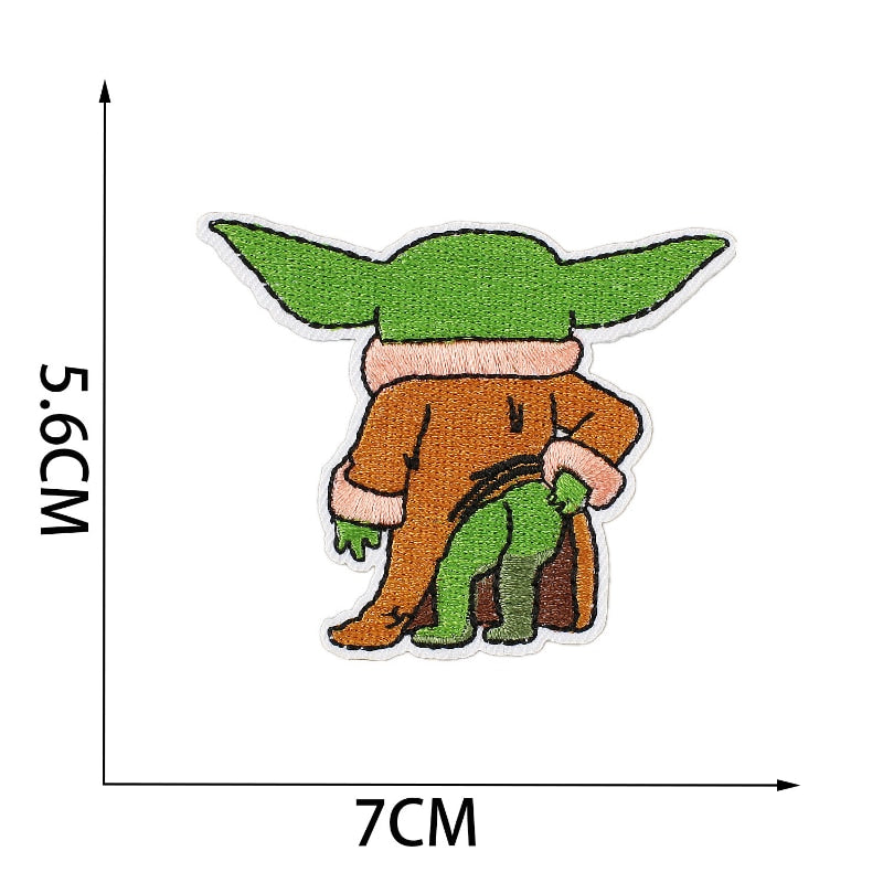Empire and Rebellion 'Baby Yoda | Exposed Butt' Embroidered Patch