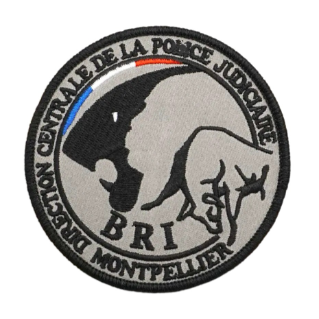 Military Tactical 'Montpellier | Direction Centrale De La Police Judiciaire' Embroidered Velcro Patch