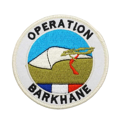 Emblem 'Operation Barkhane' Embroidered Velcro Patch