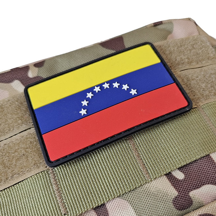 Venezuela Flag PVC Rubber Velcro Patch