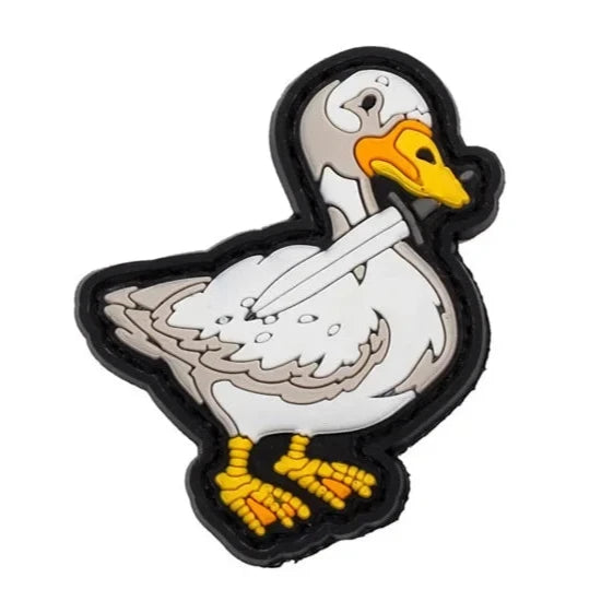 Goose 'Dagger Knife' PVC Rubber Velcro Patch