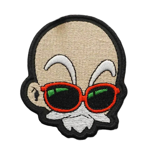 Saiyan Saga 'Master Roshi Head | Sunglasses' Embroidered Patch