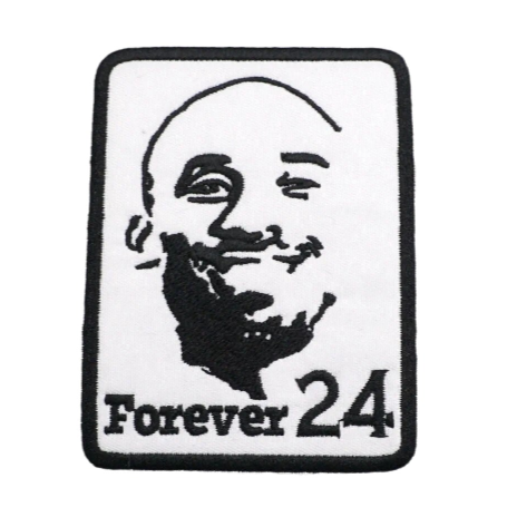 Basketball Player 'Kobe Bryant | Forever 24' Embroidered Velcro Patch